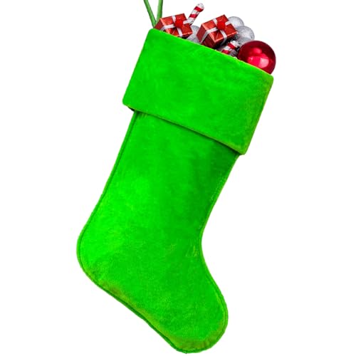APAEAT Lime Green Christmas Stocking Personalized...