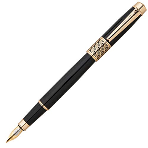 VIDOO Füllfederhalter Schwarz Und Helle DREI-Stift-Stift Tinte Geschenk-Box-Set Für Studenten-Business