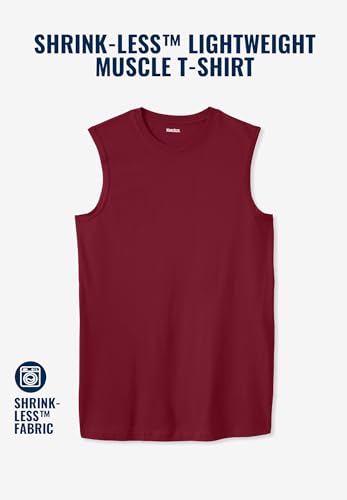 KingSize Men's Big & Tall Shrink-Less Lightweight Muscle T-Shirt4