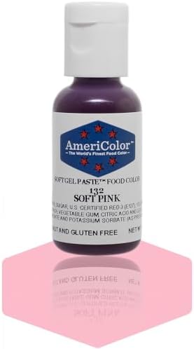 Americolor Soft Gel Paste Food Color, 3/4-Ounce, Soft Pink