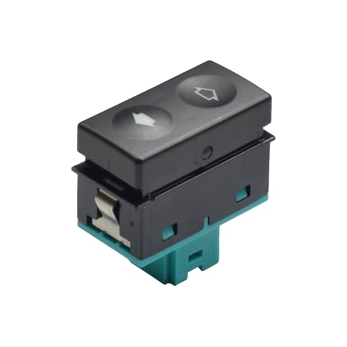 61318365300 Interruptor de ventana eléctrica de repuesto para BMW E36 318i 318is 325i 328i M3 Z3 (Negro)