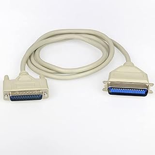 Connectors DB25 Parallel Printer Cable DB25 Pin to CN36 Pin Date Cable DB 25P to CN 36P Cable Pure Copper 1m 1.5m 2m 3m 5m 8m 10m - (Cable Length: 5M, Color: Red)