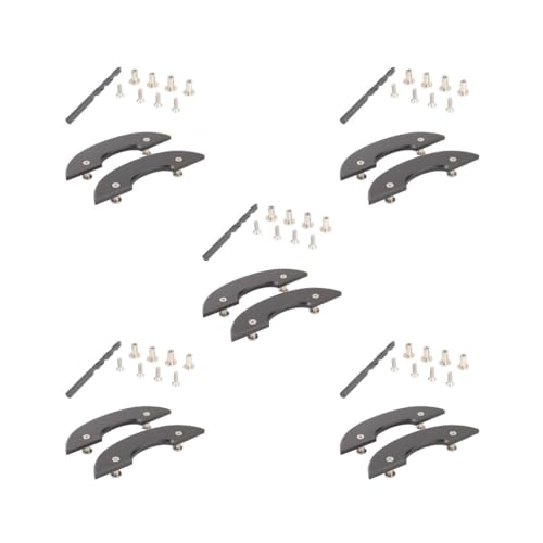 Timcryxient 5er-Set Longboard-Skateboard-Schutz, Kantenschutz, Zeiger für Kinder und Erwachsene