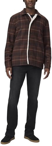PAIGE Men's Rangel Plaid Fleece Lined Jacket2