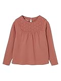 Longsleeve für Mädchen, Lochstickerei