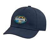 Survivor Season 51 Logo Official CBS Survivor Merch Adjustable Printed Baseball Hat, Navy Blue