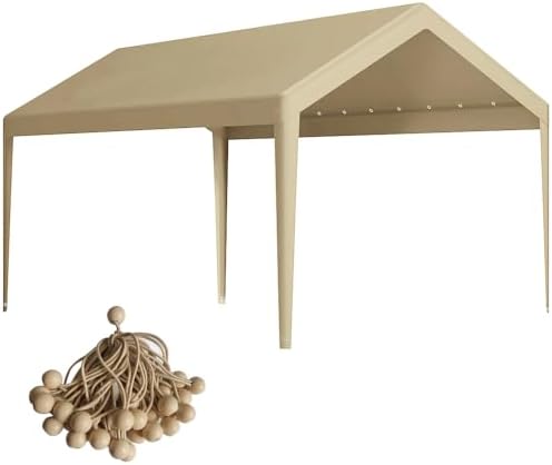 Carport Replacement Canopy, Replacement Top Cover for 12