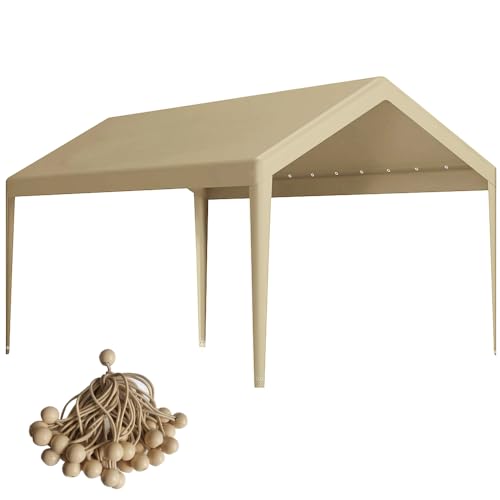 Catálogo para Comprar On-line Telas para toldos - los más vendidos. 44 Toldo de repuesto para cochera, cubierta superior para marco de cochera de 10 x 20 pies, tela de polietileno de 180 g, resistente al agua y protección contra rayos UV con cordones...