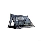 Tienda de campaña al aire libre de la red del A-Frame de 3 personas, tienda de campaña impermeable de la malla con la protección contra insectos, para acampar, hacer senderismo y la configuración del