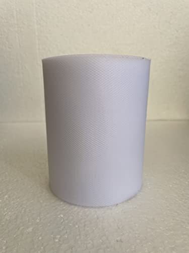 Tyll rulle, tyll rulle, tyll tyg, 12,5 x 100 mt, för dekoration, bonbonnierier, bröllop, fest, olika färger, (VIT)