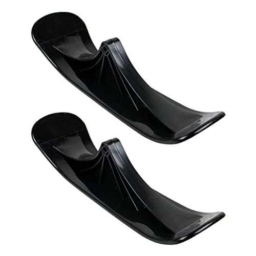 Scooter de Nieve Ski Sled Winter Slube Scooter de Nieve Accesorios de esquí para niños 1 Pair, Ski Scooter Sled, Trineo de Tablero de esquí, Scooter de esquí de Nieve, Tablero de esquí.