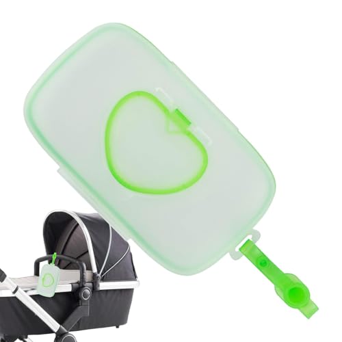 Reiseetui für Babyfeuchttücher, nachfüllbarer Feuchttücherbehälter - Tragbarer Feuchttücherspender für Reisetücher - Mehrzweck-Wischtuchspender, Feuchttuchbehälter für Wohnzimmer und Badezimmer