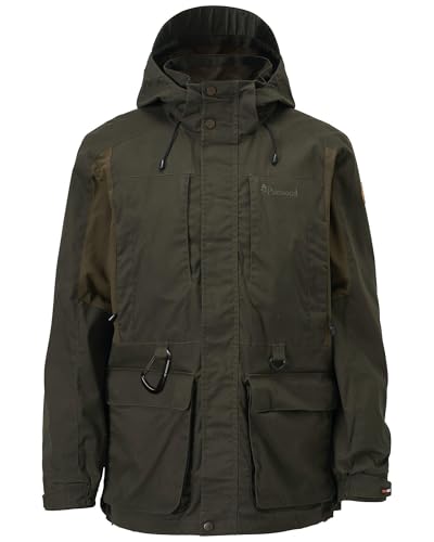 Pinewood Herren Dog Sports Trainer Extreme Jacke - Hundesport- und Outdoorjacke Herren - wind- und wasserdicht mit vielen Taschen und praktischen Details, ideal für Hundetraining