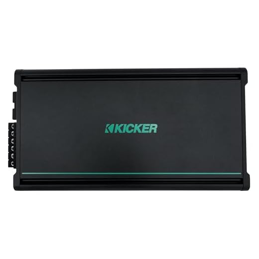 KICKER 48KMA6006 600 Watt 6-Channel Marine Amplifier Boat Amp KMA600.6
