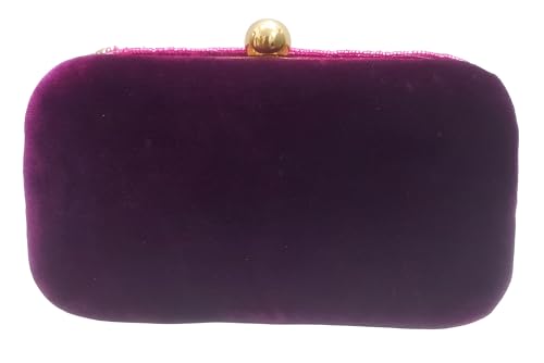 Image of Women's Traditional Designer Embroidered Wine Clutch For Women & Girls | Party Clutches For Ladies Wedding