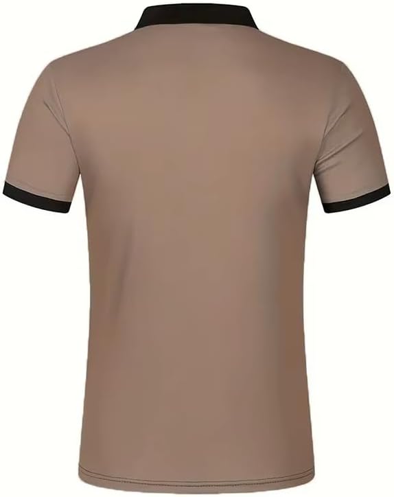 Casual Golf T-Shirts for Men - Mens Polo Shirts Short Sleeve Moisture Wicking Summer