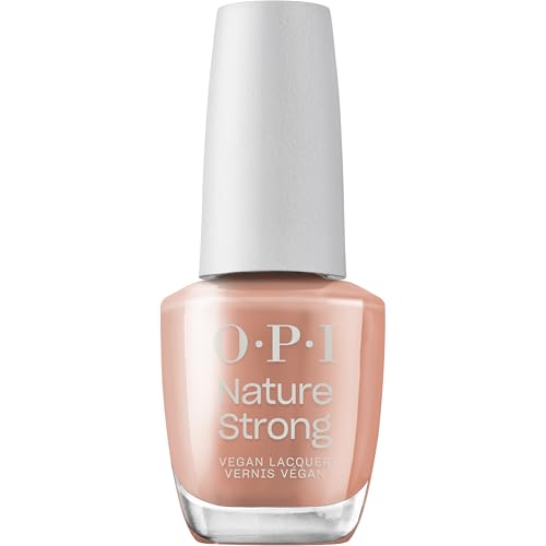 OPI Nature Strong Rooting for Hue Medium Brown Crème Nail Polish - High-Shine, 7-Day Wear | Long Lasting Nail Colour | 15ml