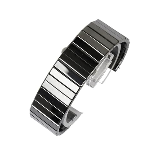Bracelet montre céramique remplacement Rado DIAMASTER chaîne noire