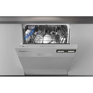 Candy Brava Lavastoviglie da incasso, Con Frontalino, 13 coperti, Classe E, 9 programmi, 46 dB, Connessa, Partenza Ritardata, AxLxP 81,8-89,8 x59,8x55 cm, Inox - CDSN 2D350PX