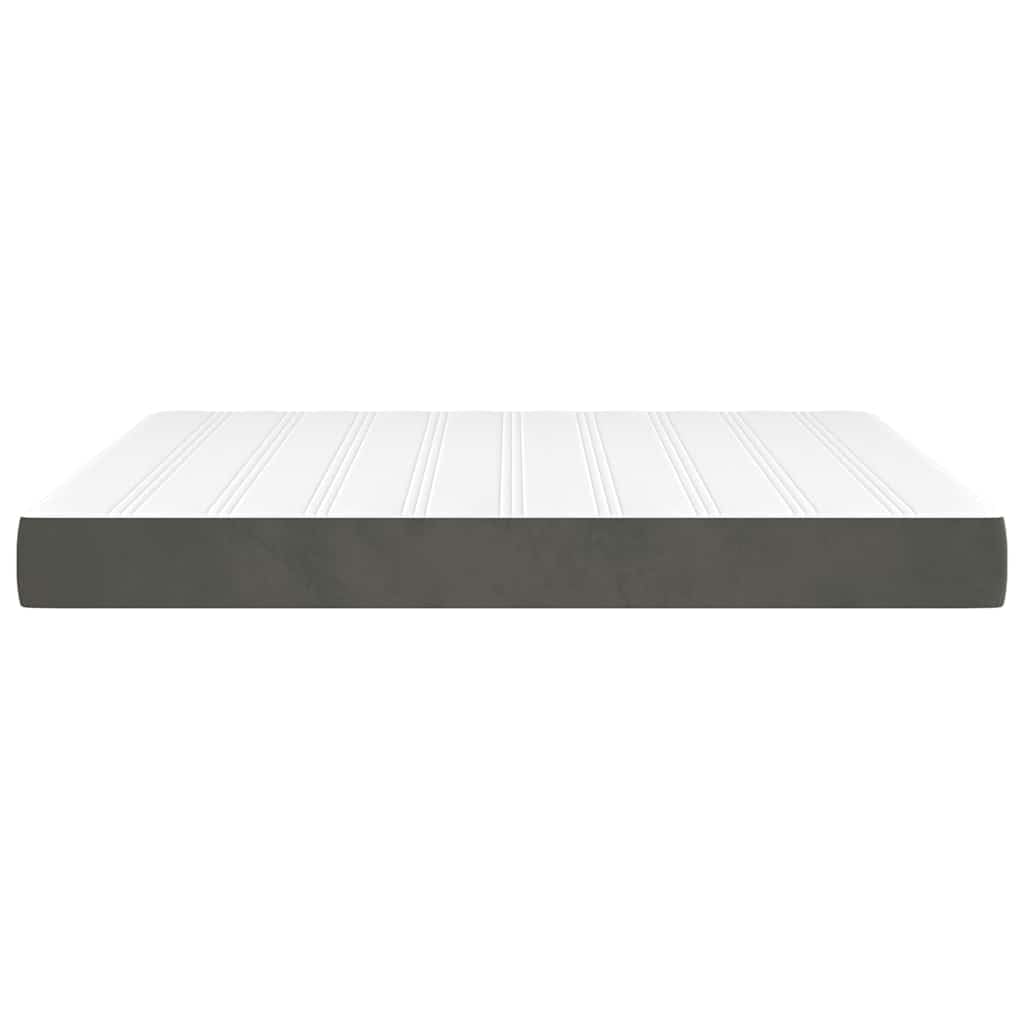 Materac z workami sprężynowymi 160 x 220 x 20 cm, ciemnoszary