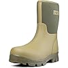 Savage Island Argyll Short Neoprene Wellington Boots - Insulated Rubber Warm Waterproof Wellies in Black & Green #1