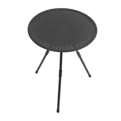 GALPADA Portable Folding Round Table Compact Height Camping Table for Outdoor Events Picnics Bbqs and Home Use Easy to Carry and Store for Hiking and Festivals