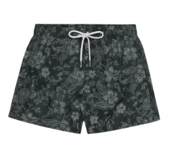 SUNDEK Costume Levin Boardshort M633BDRT4YI Tg. L col. 551YI Pine Verde Scuro Fantasia Fiori