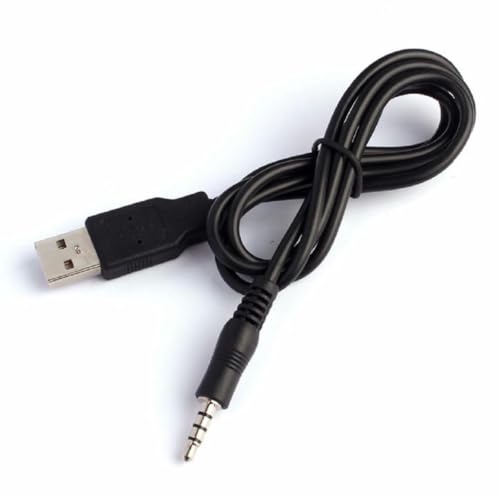 Cable adaptador AUX 3.5mm macho a USB 2.0 macho 3 pies miniatura 1
