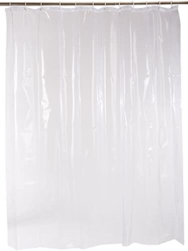 Image of Home Dressing Transparent 9 feet 0.15mm PVC AC Curtain for Long Door Pack of 1 AC Curtain Water Proof Transparent Curtain | Eyelet Rings| (9 feet Pack of 1, Plain)