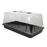 GrowPRO High Dome Zimmergewächshaus, 54x27x25 cm - Anzuchthaus mit...