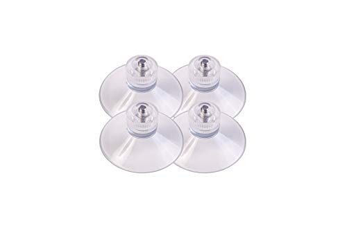 DIYexpert 4x/8x/12x/20x zuignap, Ø 30 mm / Ø 40 mm / Ø 50 mm met schroefdraad, M4 x 6 mm / M4 x 10 mm incl. transparante… - Image 4