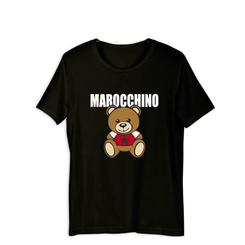 Vêtements Maroc décontractés : t-shirt ours marocain pour l'été