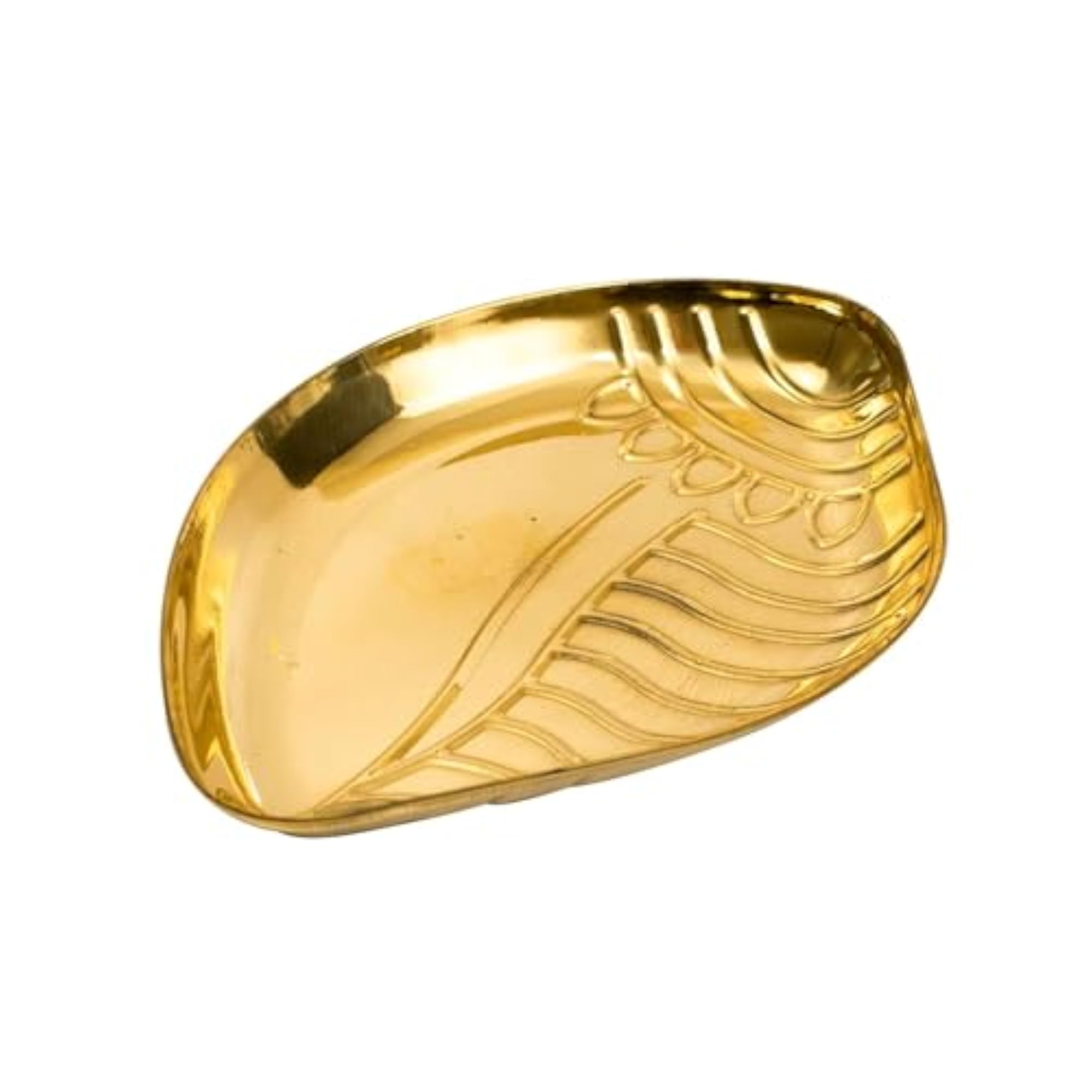 Handcrafted Brass Pooja Thali for Aarti and Rituals