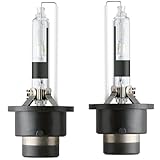 GTMOTO for 2004 2005 2006 Volvo V70 S60 S80 Headlights Low Beam with D2R Xenon HID Bulb Only, XC70 XC90 35W Headlamp OEM 989833, 6000K Bright White D2RC1 Dipped Light, 2-Pack