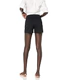 Amazon Essentials Damskie szorty Mid-Rise Slim-Fit 8 cm Inseam Khaki Short, Czarny, 8