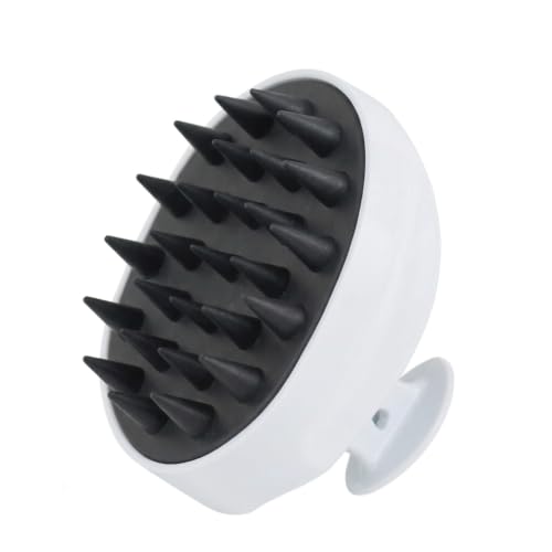 Image of Kmils Silicone Scalp Massager Shampoo Brush with Ergonomic Grip | Deep Cleansing Hair Brush for Dandruff Removal for Men & Women