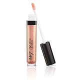 El brillo de labios No7 High Shine es un brillo lujoso e hidratante que se desliza en los labios fácilmente para un alto brillo en una sola capa