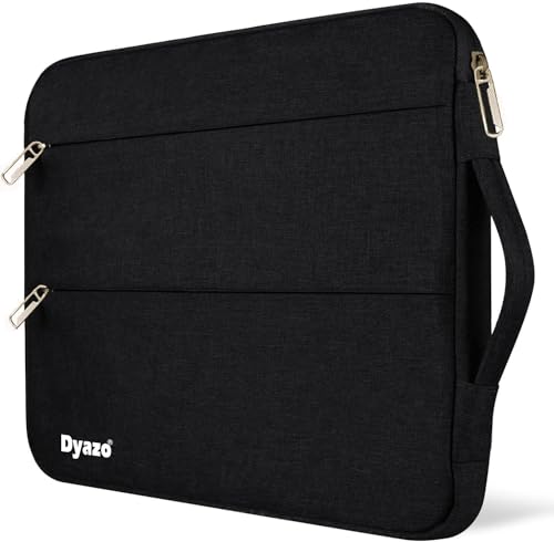 Dyazo Water Resistant Laptop Sleeve | Laptop Case Cover for 15 Inches(38cm),15.6 Inch(39.6cm) Laptops & Notebook (Black)