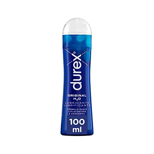 Durex Lubricante Original H2O, Respeta el Equilibrio Íntimo, Fórmula Suave, 100 ml