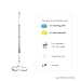 Electra Cordless Electric Spinner Spray Mop Floor and Surface Cleaner and Polisher, for Countertops and Hard Surfaces, Floors, Rechargeable, Dual Motor 250 RPM, Lightweight, 3 lb., 7 oz.
