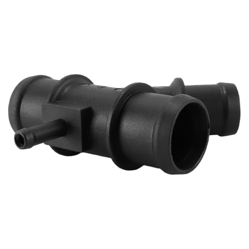 DUZEPA 1K0121087H Kühlsystem Kühlmittel 4-Wege-Verteilerrohr Motorkühler Kühlmittelschlauchverbinder für Kompatibel mit VW Kompatibel mit Audi A3