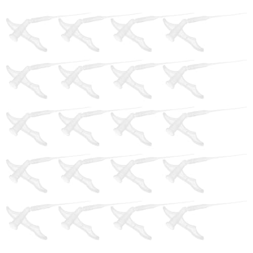 Angoily 20 Unidades Boquillas de Espuma para Tubo de Sellador Conector de Plástico para Pistola de Espuma Extensión para Relleno de Grietas Resistente Temperaturas Aplicación Precisa para