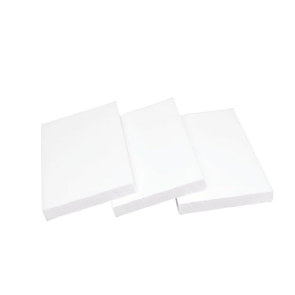 1 Stück PTFE-Platte, weißer Block, Polytef-Platte, hohe Druckfestigkeit, quadratische Dekorationsplatte, Breite 100–150 mm(100 * 100 * 5MM)