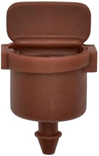 DRIPALIA | 135 x Gotero Inspeccionable para riego por goteo | color marrón | 4 Litros Hora | Protegido contra los rayos UV | Resistente a agroquimicos | Riego Eficiente para tu Huerto y Jardín