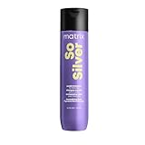 Die optimale Haarpflege für blondiertes und helles Haar! Total Results So Silver Shampoo von Matrix entfernt durch Violett-Pigmente unerwünschten Gelbstich und eignet sich sowohl für coloriertes als auch für naturbelassenes Haar.