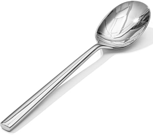 KINGSTONE Dinner Spoon Set, 12-Piece Tablespoons Silverware Spoon...