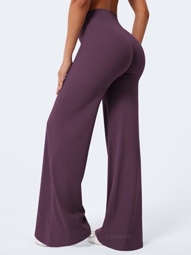Image of YEOREO Ease Workout Leggings Womens No Front Seam Straight Leggings 29 inch / 31.5 inch / 33 inch / 35 inch High Waist Buttery Eddiy Yoga Pants