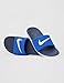 Nike Little/Big Kid's Kawa Slides, Game Royal/White-Thunder Blue-White, 1Y