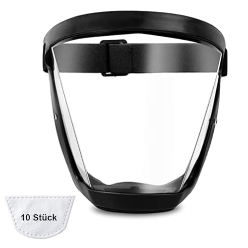YABOYUGO Maschera Viso Protettiva Anti-Appannamento