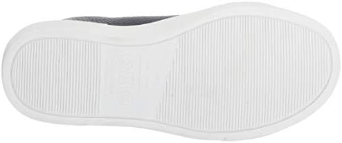 Marc Joseph New York Kids Boys/Girls Leather Made in Brazil Luxury Slip on Sneaker, Ice Blue Grainy/Glitter, 13 US Unisex Little | Image 3